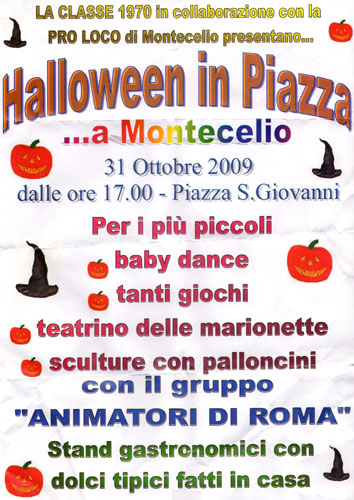 Hallowen in Piazza...aMontecelio