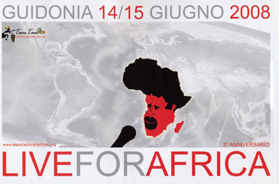 LiveForAfrica organizzata dall'Associazione TAM TAM LiveForAfrica organizzata dall'Associazione TAM TAM