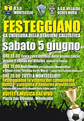 Montecelio festa della promozione