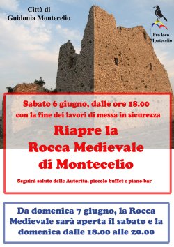 A Montecelio riapre La Rocca Medievale - Giorni e orari di apertura