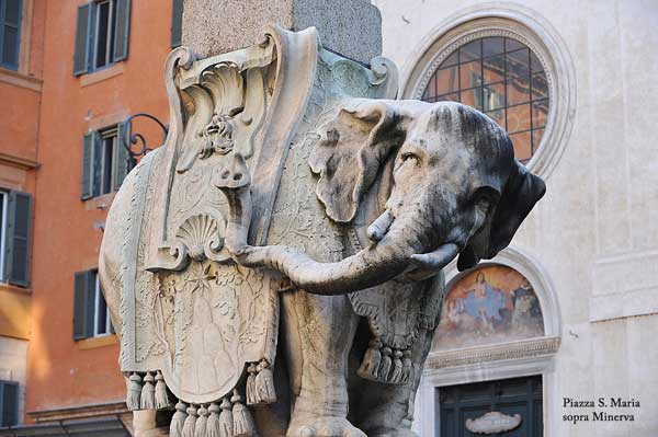 Elefantino di Piazza Della Minerva - Roma