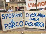 Manifestazione –Discarica a Guidonia 20 anni di vergogna - Foto di Mariano Trissati