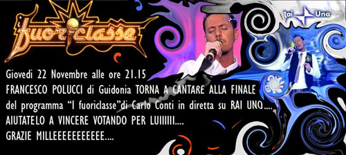 Francesco Polucci alla trasmissione televisa di Rai Uno 