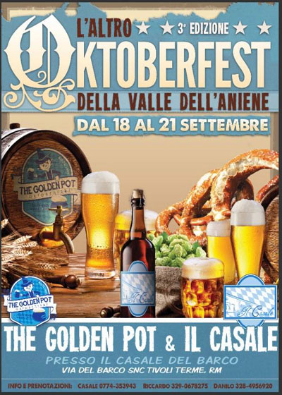 L'Altro Oktoberfest a Tivoli Terme