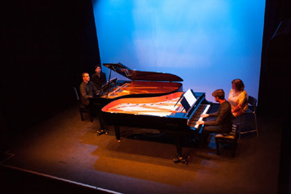 Il duo dei pianisti romani Andrea Cavani e Adolfo Capitelli