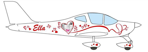 Fly Roma a San Valentino si festeggia volando su un aereo rivestito di cuori Fly Roma a San Valentino si festeggia volando su un aereo rivestito di cuori