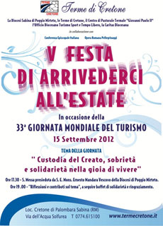 Terme di Cretone Arrivederci Estate