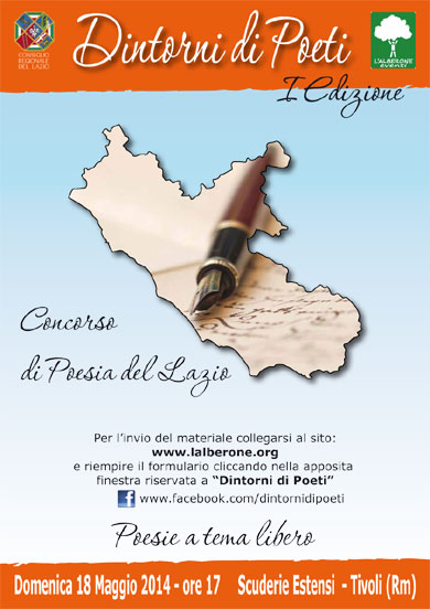 Dintorni di Poeti - !° Concorso di Poesia inedita del Lazio