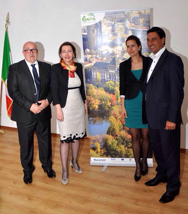 Fabiano Valelli e Ana Maria Marinovici si sono incontrati con l’ambasciatore romeno in Italia, Dana Manuela Costantinescu, presso la sede dell’Accademia romena a Roma.
