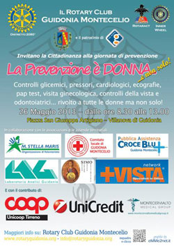 Giornata della salute 2013 a Villanova di Guidonia