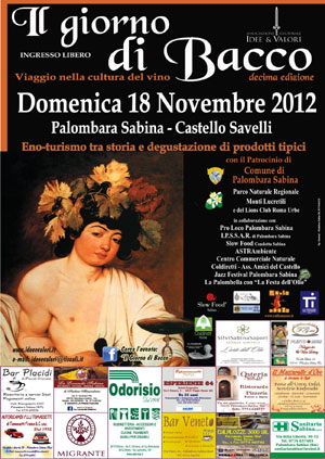 Il giorno di Bacco a Palombara Sabina