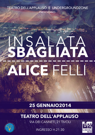Insalata Sbagliata al Teatro dell'Applauso Ponte Lucano-Villa Adriana-Tivoli