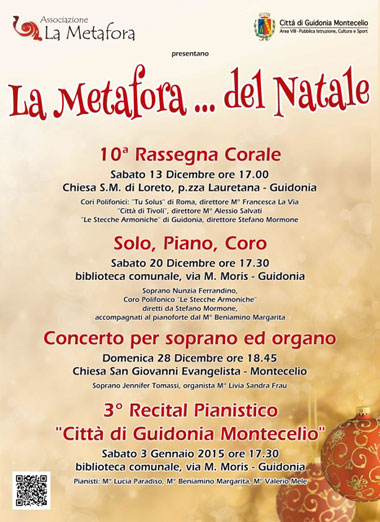 Concerti di Natale a Guidonia - Associazione La Metafora