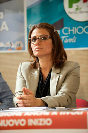 Manuela Chioccia candidata a Sindaco dal centro sinistra per le elezioni comunali di Tivoli