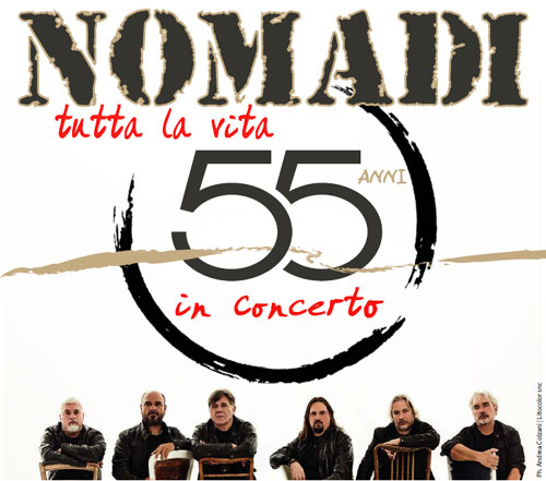 Nomadi in concerto a Montecelio(Roma) - Tour NOMADI 55