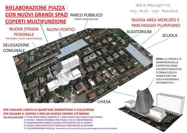 Il progetto dell'Ing. Ugo Rendine per Colleverde di Guidonia Il progetto dell'Ing. Ugo Rendine per Colleverde di Guidonia
