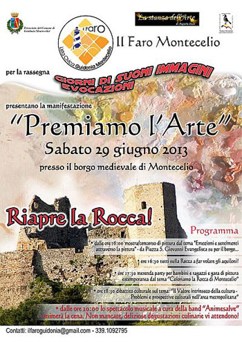 Premiamo l'Arte|Riapre la Rocca a Montecelio