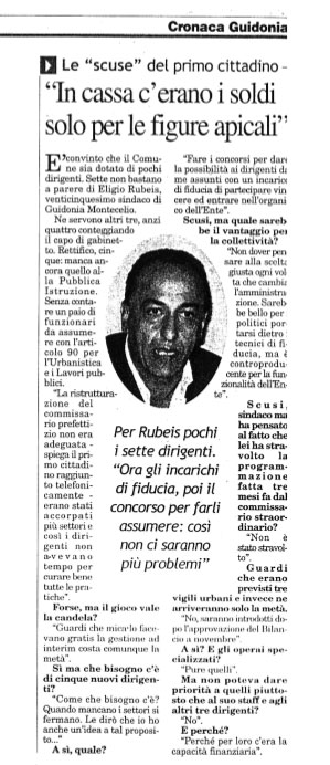 Articolo del Tiburno del 4 Agosto 2009 Articolo del Tiburno del 4 Agosto 2009