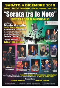 Serata tra Le Note presso il Teatro comunale di Tivoli