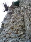 Il crollo dello sperone alla Rocca di Montecelio