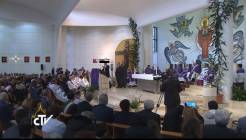 Papa Francesco a Guidonia nella chiesa di Setteville Nord Marcosimone