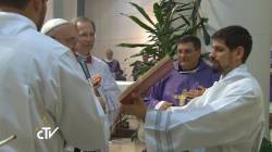 Papa Francesco a Guidonia nella chiesa di Setteville Nord Marcosimone