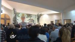 Papa Francesco a Guidonia nella chiesa di Setteville Nord Marcosimone