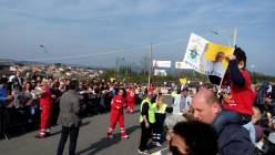 Attesa a Setteville Nord Marcosimone per l'arrivo di Papa Francesco