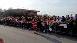 Attesa a Setteville Nord Marcosimone per l'arrivo di Papa Francesco