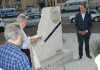 Il manufatto in travertino posizionato nella rotatoria in via Tiburtina viene donato alla Città