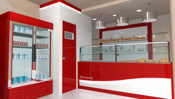 Arredamento per Panifici, Panetterie Linea FaceFood Design